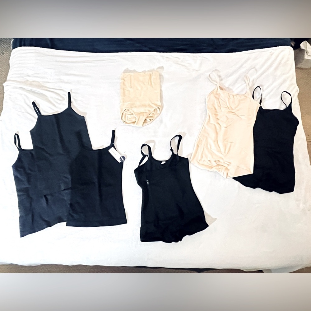 ✨ Bundle of 7 Shapewear Pieces – Bodysuits, Camis, and More! ✨